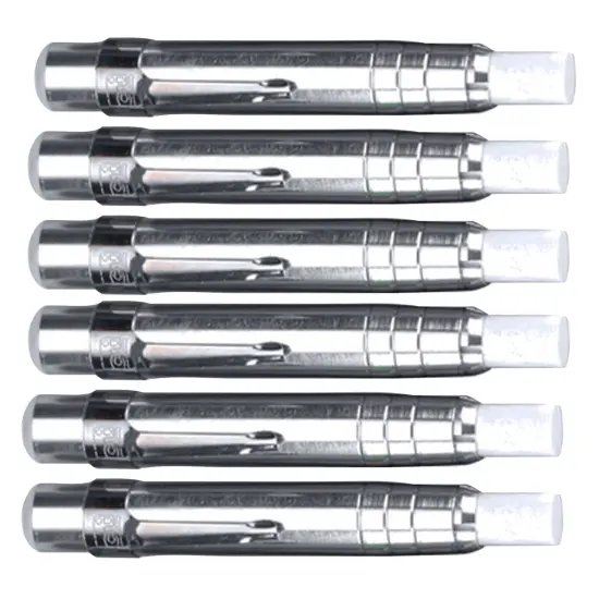 Aluminum Chalk Holder, Silver, Pack of 6 {1}