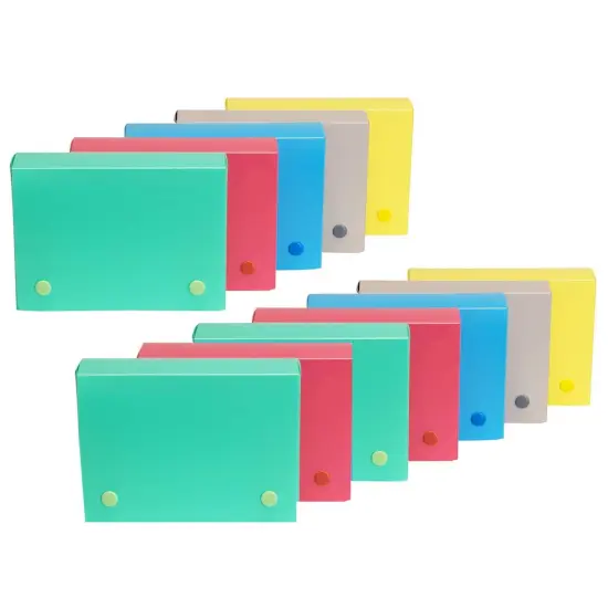 4" x 6" Index Card Case, Assorted Tropic Tones, Pack of 12 {1}