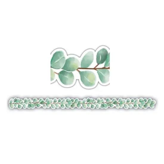 Eucalyptus Die Cut Border Trim, 35 Feet Per Pack, 6 Packs {2}