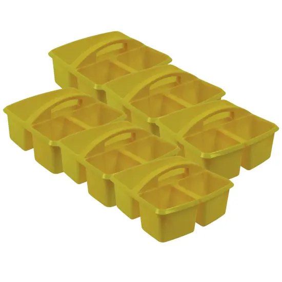 Small Utility Caddy, Yellow, Pack of 6 {1}