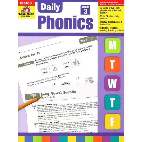 Daily Phonics Book, Teacher's Edition, Grade 3 {1}