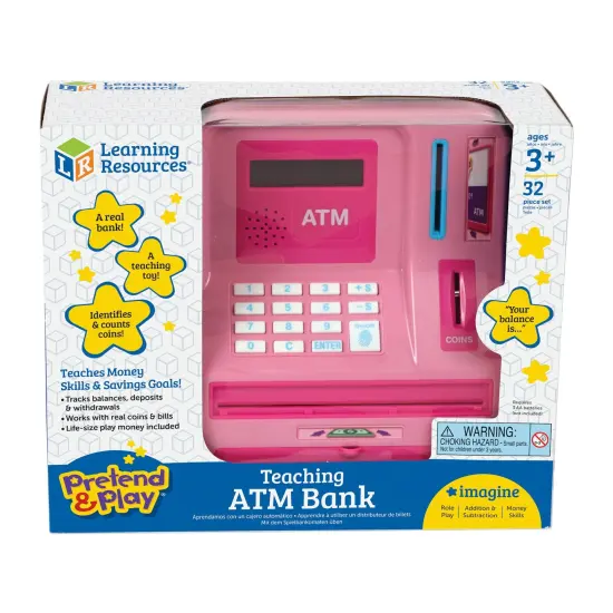 Pretend and Play&reg; Teaching ATM Bank - Pink {2}