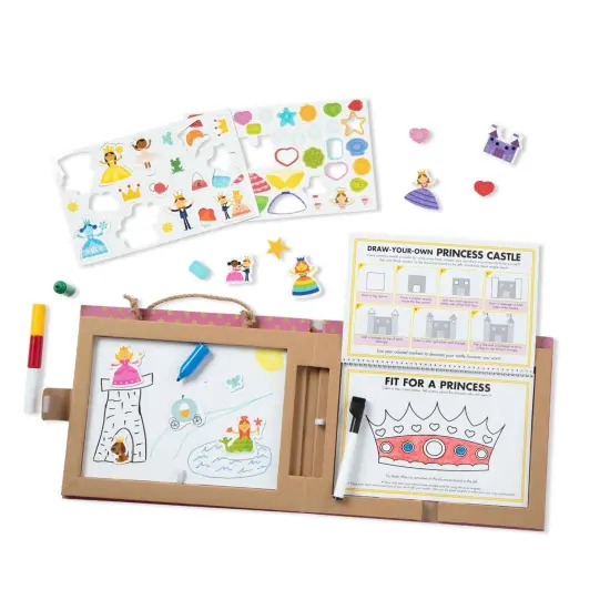 Natural Play: Play, Draw, Create Reusable Drawing & Magnet Kit - Princesses {1}