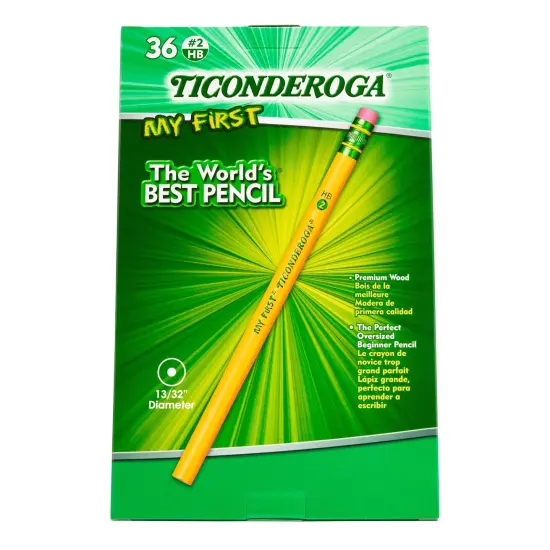 My First Ticonderoga&reg; Pencil with Eraser, 36 Count {3}