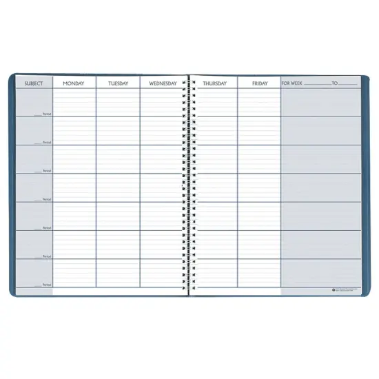 Teachers Planner, Blue, 8-1/2" x 11", Pack of 2 {1}