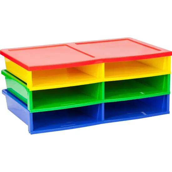 Quick Stack Literature Organizer, 6 Compartments, Classroom Colors {5}