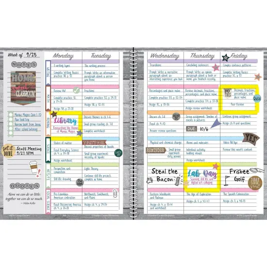 Home Sweet Classroom Lesson Planner, Pack of 2 {4}