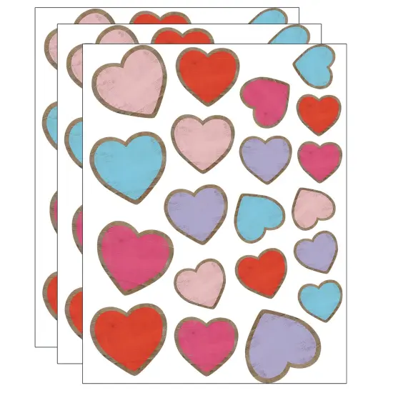 Home Sweet Classroom Hearts Accents, Assorted Sizes, 60 Per Pack, 3 Packs {1}