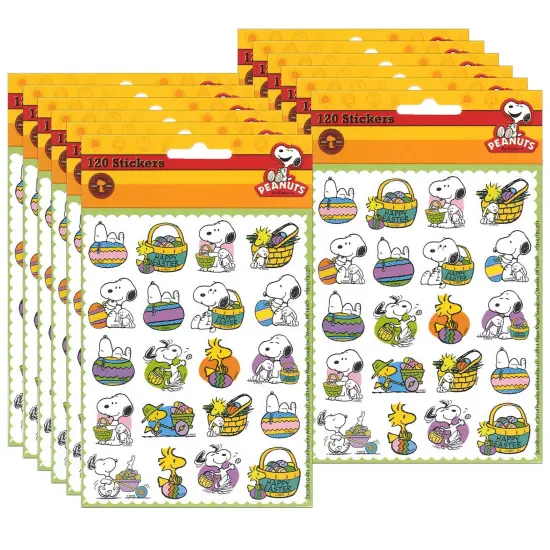 Peanuts&reg; Easter Theme Stickers, 120 Per Pack, 12 Packs {1}