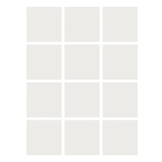 Dry Erase Stickables with Dry Erase Marker, White, 5" x 5", 12 Per Pack, 2 Packs {1}