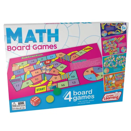 Math Board Games, Pack of 2 {3}