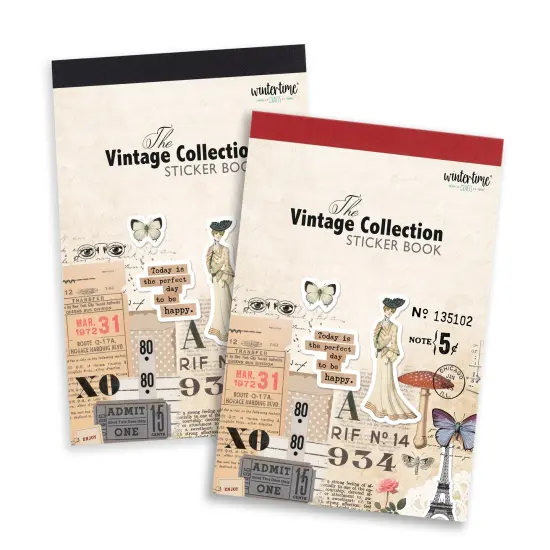 Sticker Book: 25 Pages of Pre-Cut Stickers and Collage Sticker Sheets, Washi or Matte Paper {1}