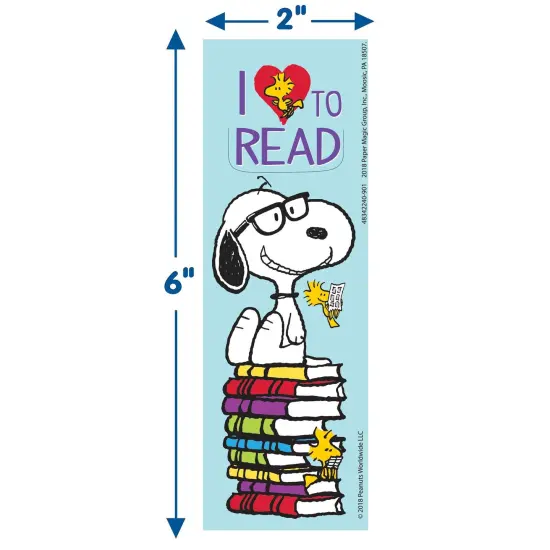 Peanuts&reg; Reading Bookmark, 36 Per Pack, 6 Packs {3}