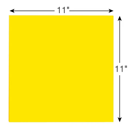 Super Sticky Big Note, 11 in. x 11 in., Yellow, 30 Sheets/Pad, Pack of 3 {5}