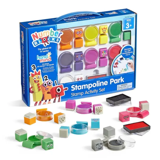Numberblocks Stampoline Park Stamp Activity Set {2}