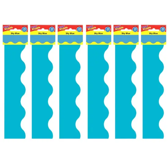 Sky Blue Terrific Trimmers&reg;, 39 Feet Per Pack, 6 Packs {1}