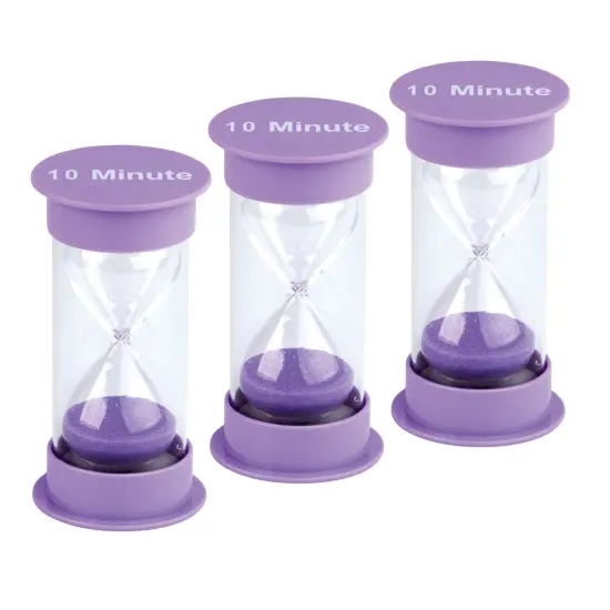 Sand Timer, Medium, 10 Minute, Pack of 3 {1}