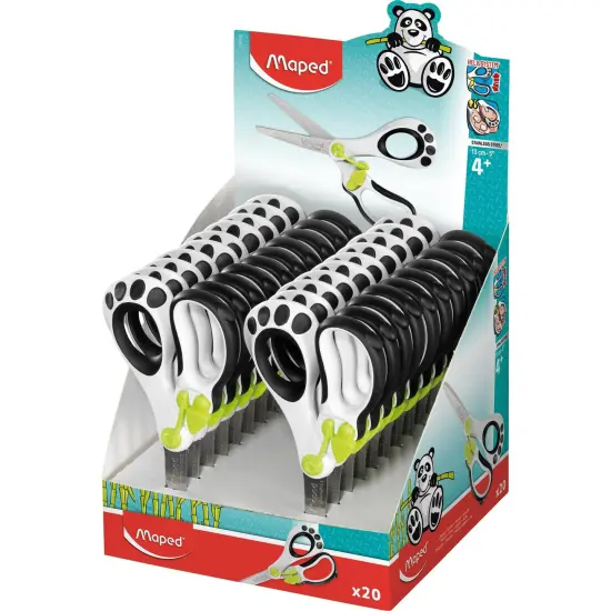 Koopy Spring-Assisted Educational Scissors, 5" Display of 20 {1}