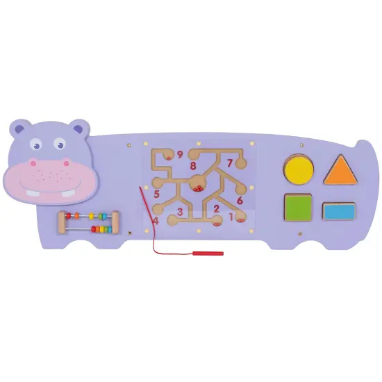 Hippo Activity Wall Panel - 18m+ - Toddler Activity Center {1}