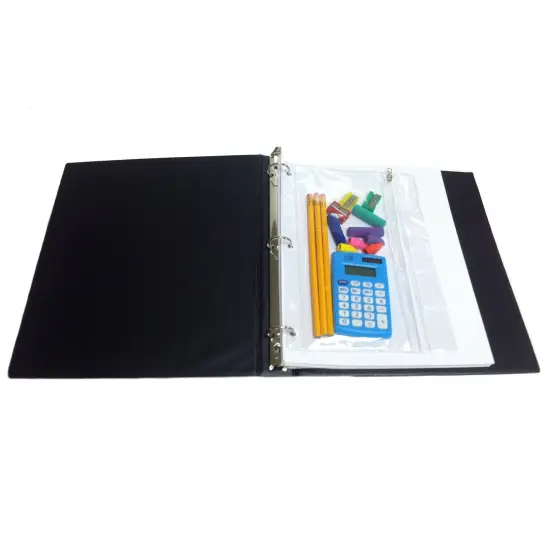 Clear Vinyl Pencil Pouch with Zip-lock Closure, Pack of 24 {3}