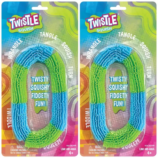 Twistle Squish, Aqua & Lime, Pack of 2 {1}