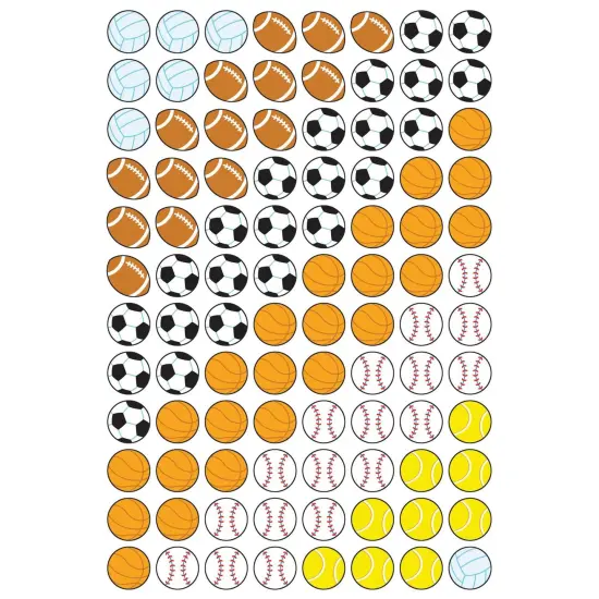 Sports Balls superShapes Stickers, 800 Per Pack, 12 Packs {2}