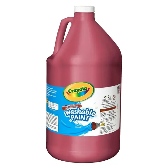 Washable Paint, Red, Gallon {1}