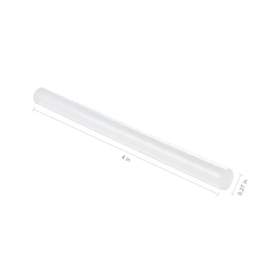 Hot Glue Sticks, Clear, 4" x 0.3125", 12 Per Pack, 12 Packs {5}