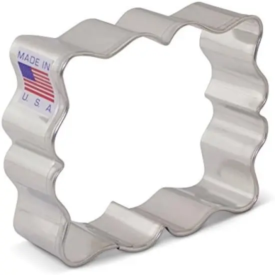 Ann Clark Fanciful Plaque Cookie Cutter, 3" {4}