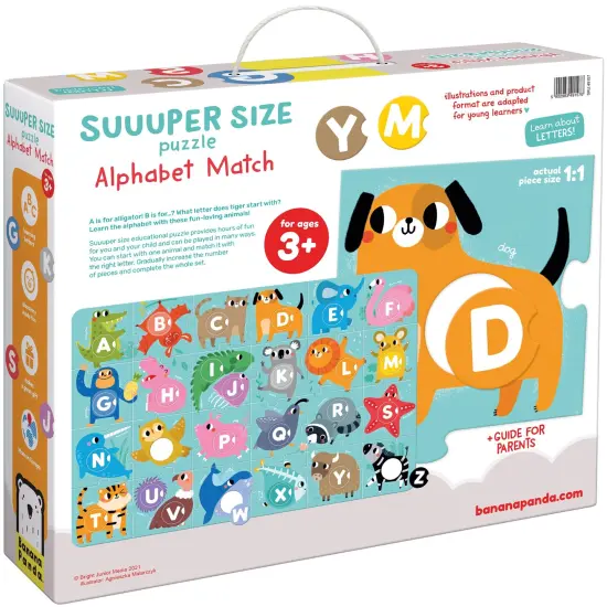 Suuuper Size Puzzle Alphabet Match, Age 3+ {2}