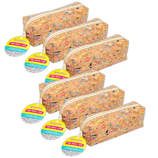 Pukka Planet Cork Pencil Case - Pack 6 {1}