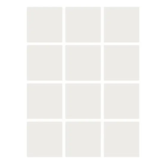 Dry Erase Stickables with Dry Erase Marker, White, 5" x 5", 12 Per Pack, 4 Packs {1}