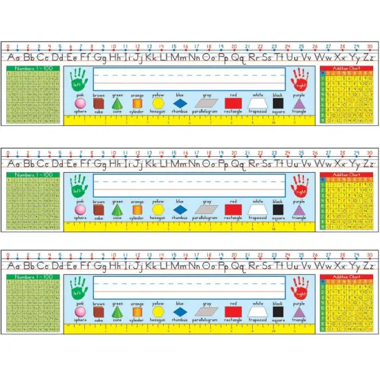 Traditional Manuscript Nameplates, Grade 1-3, 36 Per Pack, 3 Packs {1}