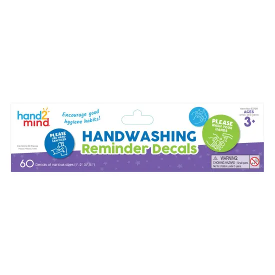 Handwashing Reminder Decals, Set of 60 {6}