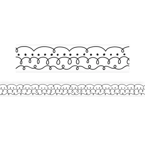 Squiggles and Dots Die-Cut Border Trim, 35 Feet Per Pack, 6 Packs {2}