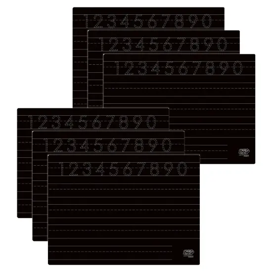 Activity Playmat - Numbers & Shapes (2-Sided), Pack of 6 {1}