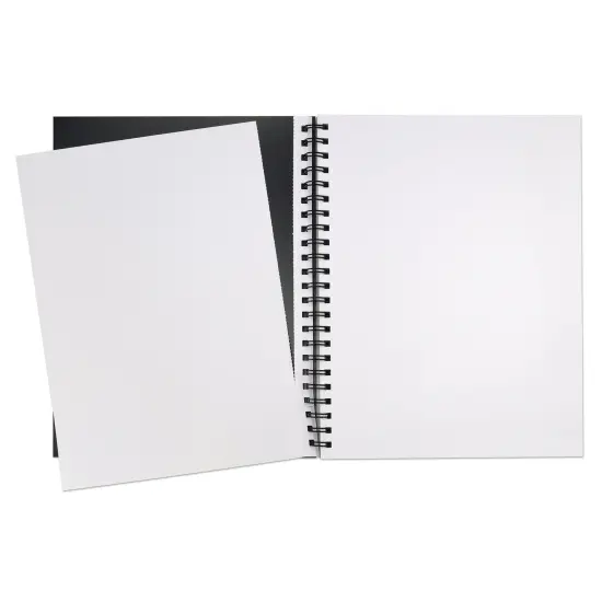 Poly Cover Sketch Book, Heavyweight, 12" x 9", 75 Sheets, Pack of 3 {3}