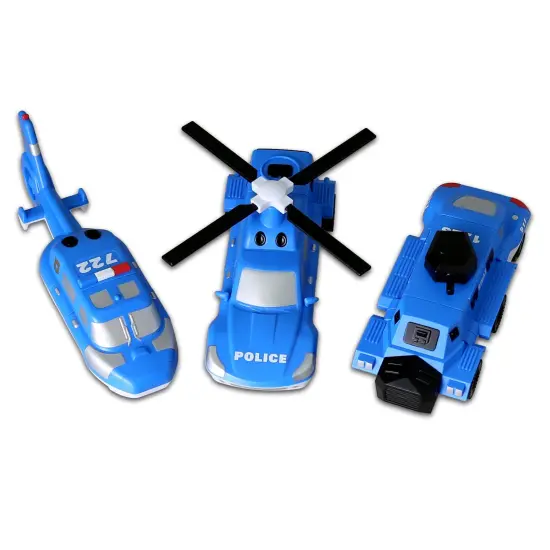 Magnetic Mix or Match&reg; Vehicles, Police {2}