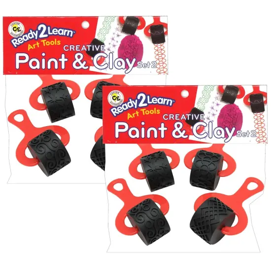 Paint and Clay Explorers - Set 2 - 4 Per Set - 2 Sets {1}