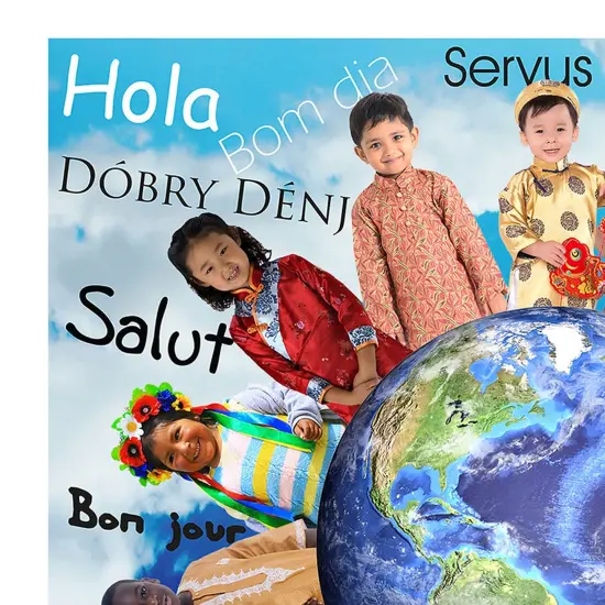 Hello World! Jumbo Photographic Floor Puzzle {3}