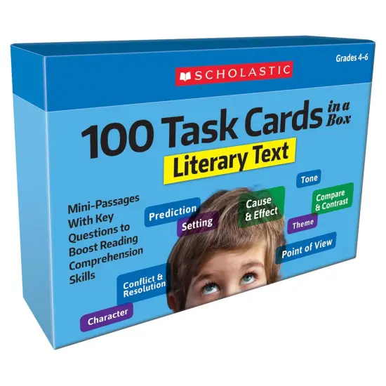 100 Task Cards in a Box: Literary Text {1}