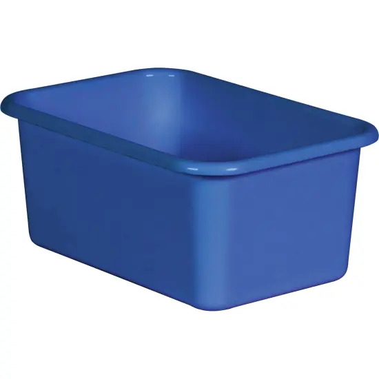 Blue Small Plastic Storage Bin, Pack of 6 {2}