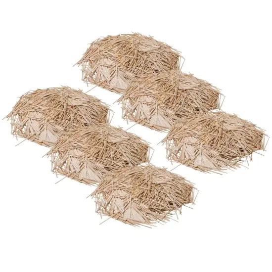 Natural Toothpicks, Flat, 2.25", 2500 Per Pack, 6 Packs {1}