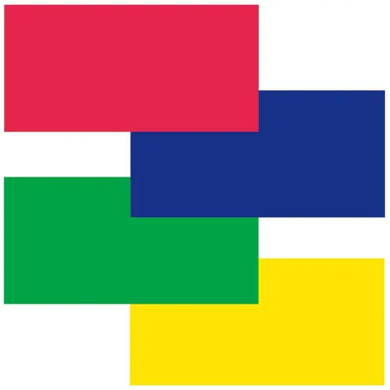 Bulletin Board Art Paper, Primary Assortment, 48" x 12', 4 Rolls {1}