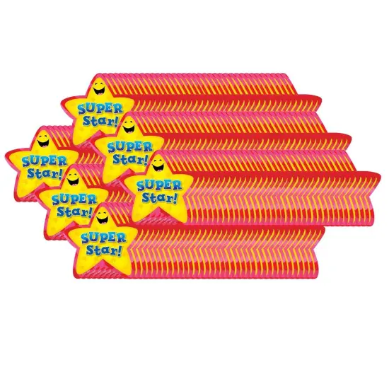 Super Star! Star Badges, 36 Per Pack, 6 Packs {1}