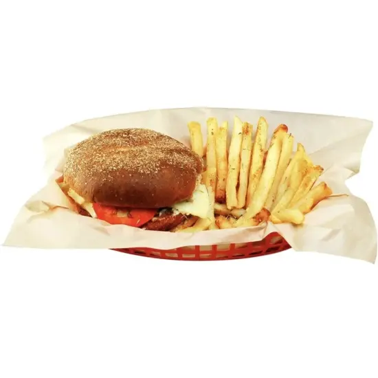 12 x 12 Inches Brown Paper Sheets Basket Liner {3}