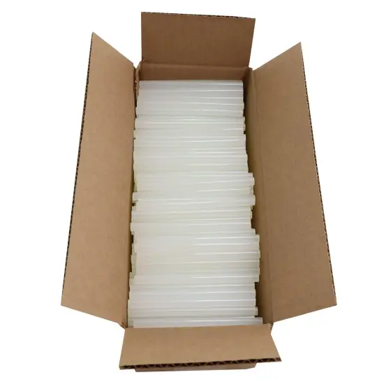 Mini Size 4" Clear Hot Glue Sticks, 5 lb Box {1}