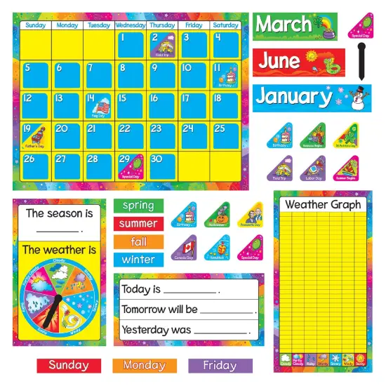 Year Around Calendar Bulletin Board Set {1}