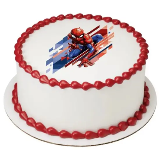 Marvel Spider-Man Great Responsibility Edible Cake Image PhotoCake {2}