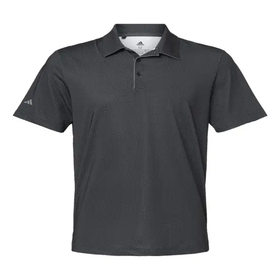 Adidas&reg; Diamond Dot Print Polo Black/ white/ grey {1}